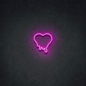 LED NEON MELTING HEART