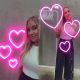 LED NEON 3 Hearts